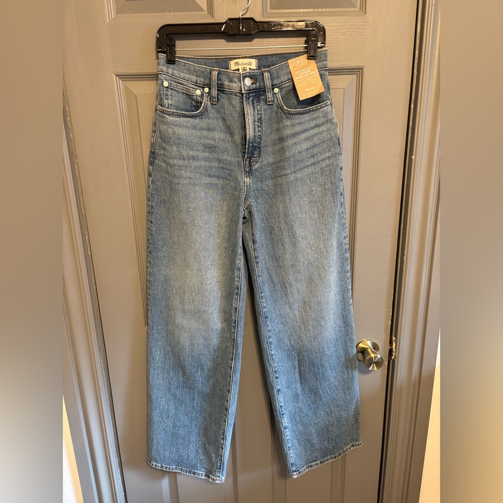Madewell Women's Perfect Vintage Wide Leg Jeans sz 27